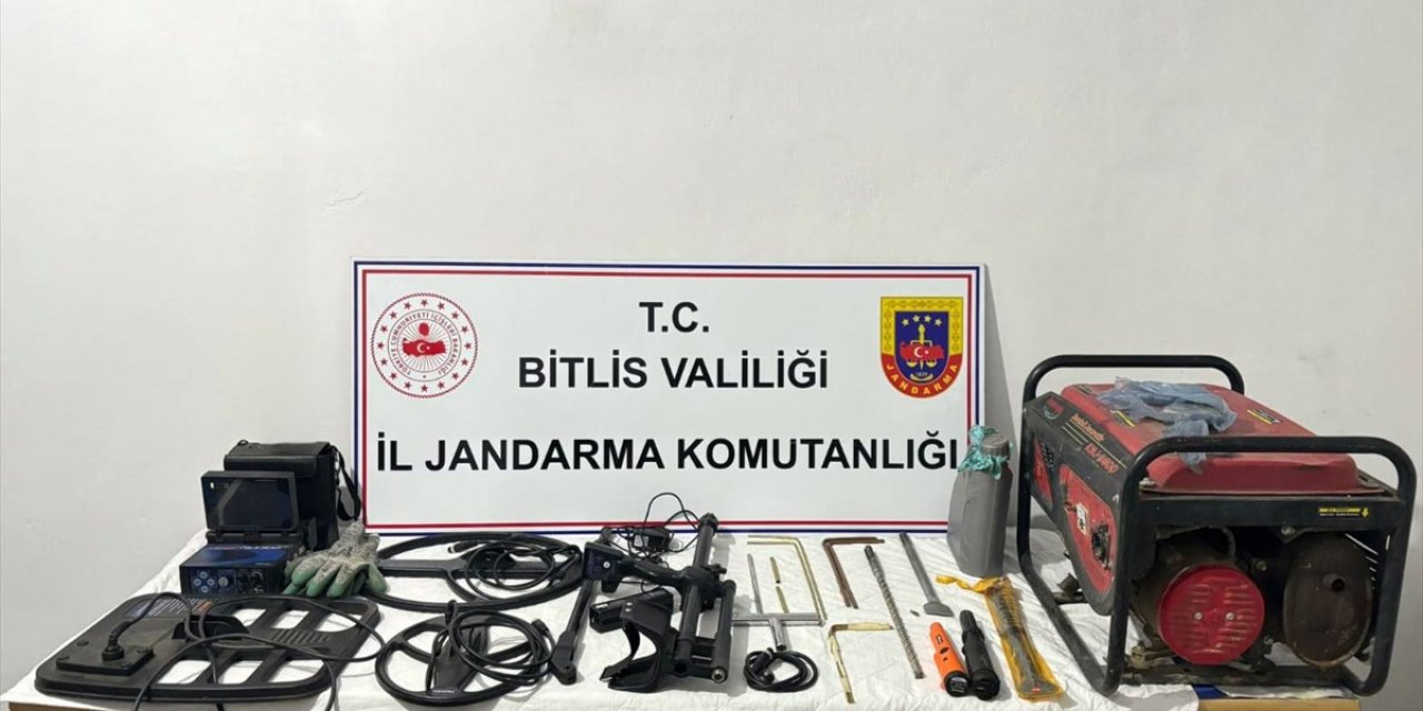 Bitlis'te izinsiz kazı yapan 2 kişi suçüstü yakalandı