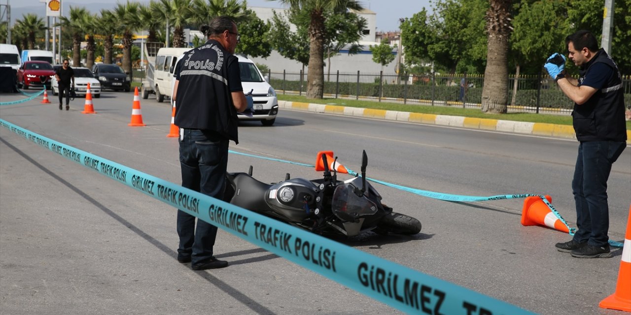 Denizli'de devrilen motosikletin sürücüsü yaşamını yitirdi
