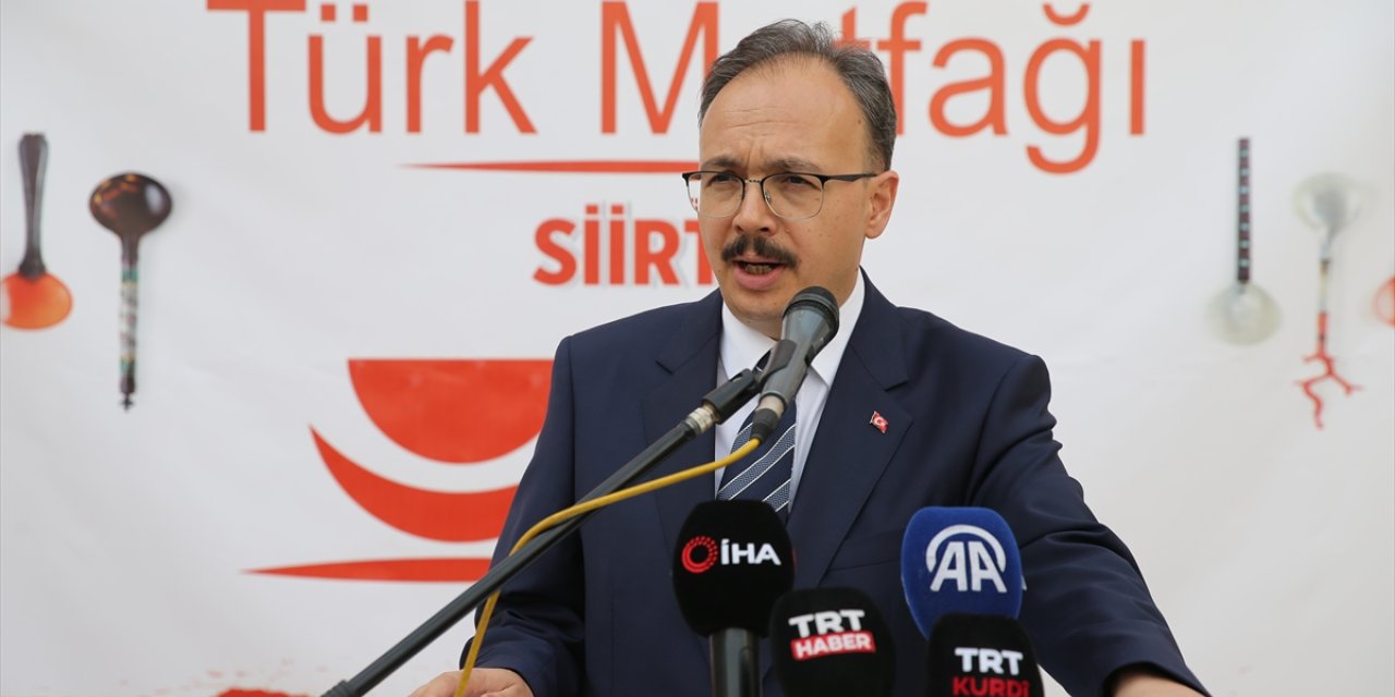 Siirt'te "Asırlık Tariflerle Türk Mutfağı Yemek Yarışması" düzenlendi