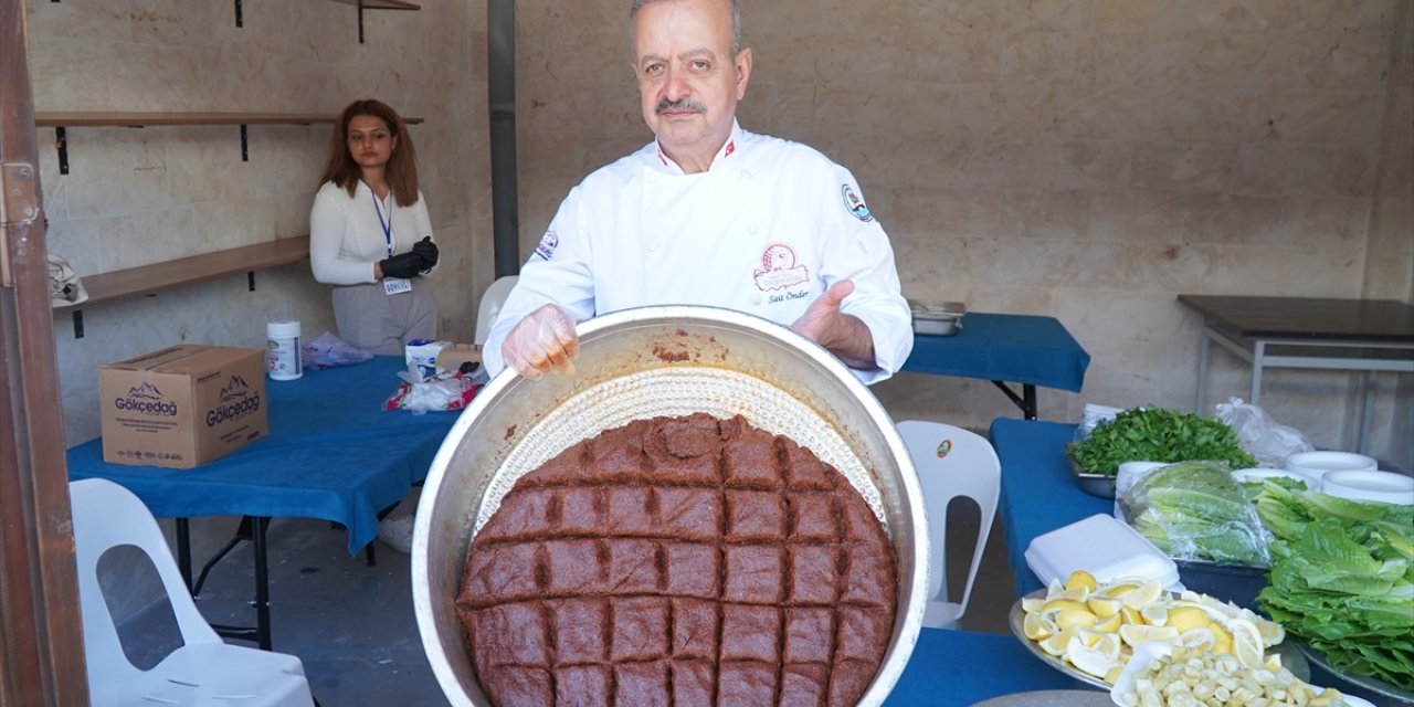 Adıyaman çiğ köftesi Türk Mutfağı Haftası etkinliğinde tanıtıldı