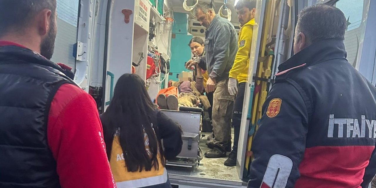 Kars'ta karbonmonoksitten zehirlenen kadın tedavi altına alındı
