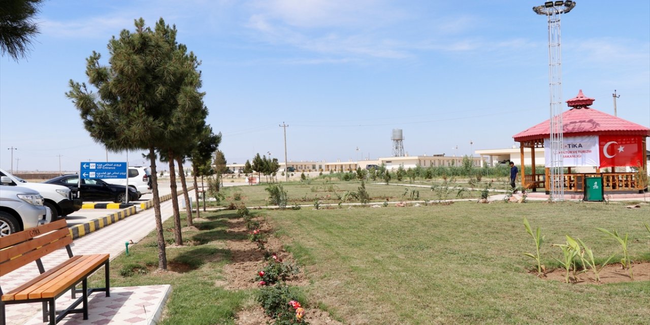 TİKA, Afganistan'da Mezar-ı Şerif Havaalanı'nın çevre düzenlemesini yaptı
