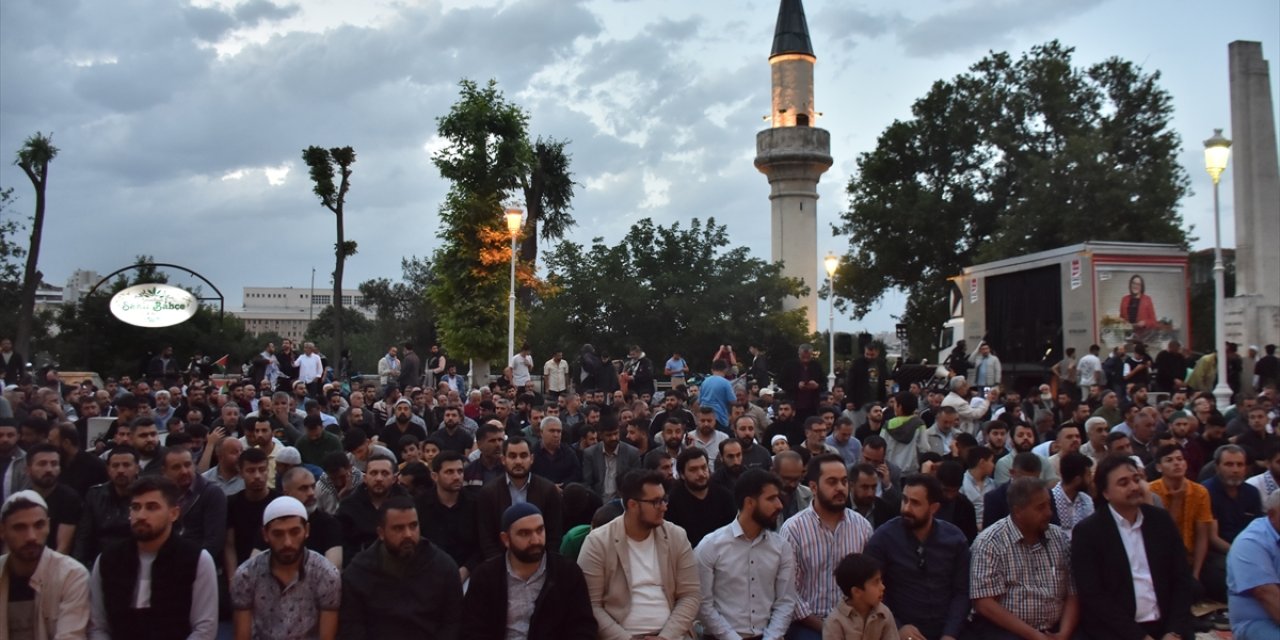 Gaziantep'te İsrail'in Gazze'ye yönelik saldırıları protesto edildi