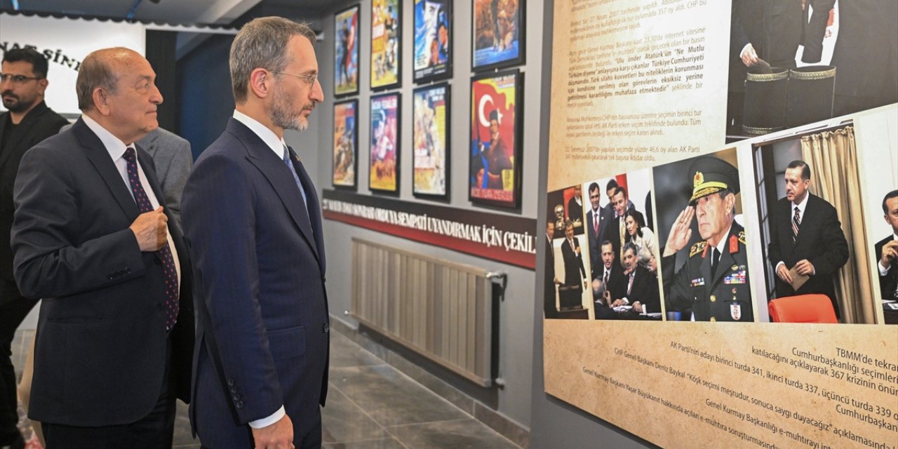 Cumhurbaşkanlığı İletişim Başkanı Altun, "Türkiye'de Darbeler" sergisinin açılışında konuştu: