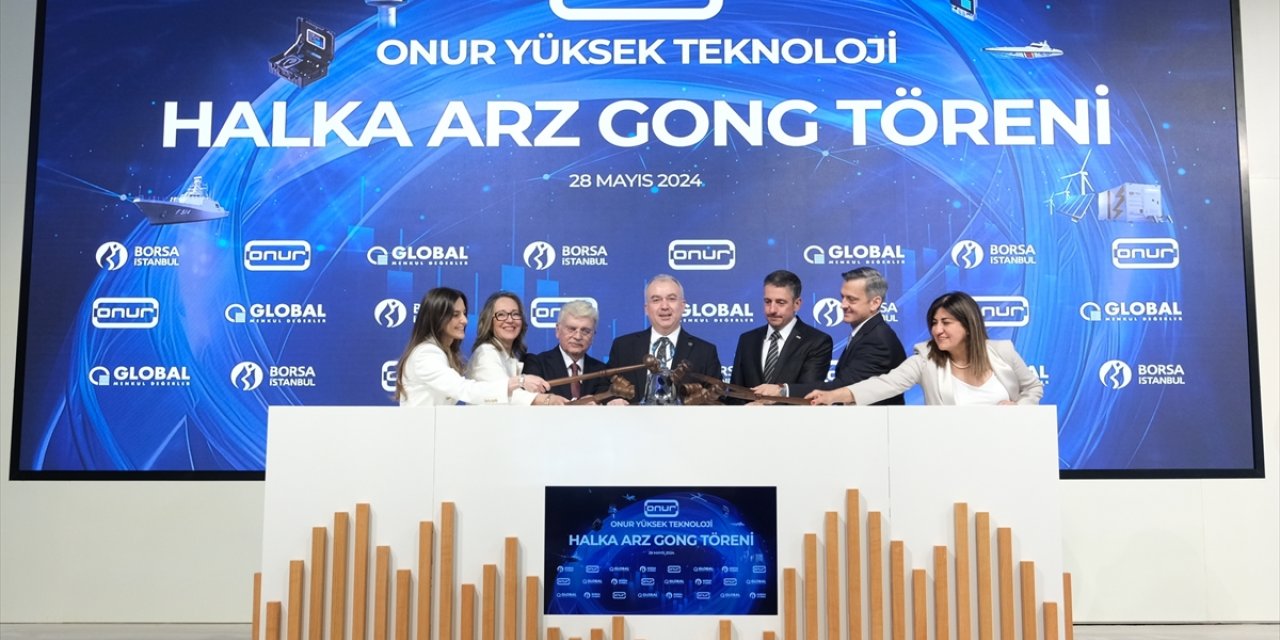 Borsa İstanbul'da gong, Onur Yüksek Teknoloji için çaldı