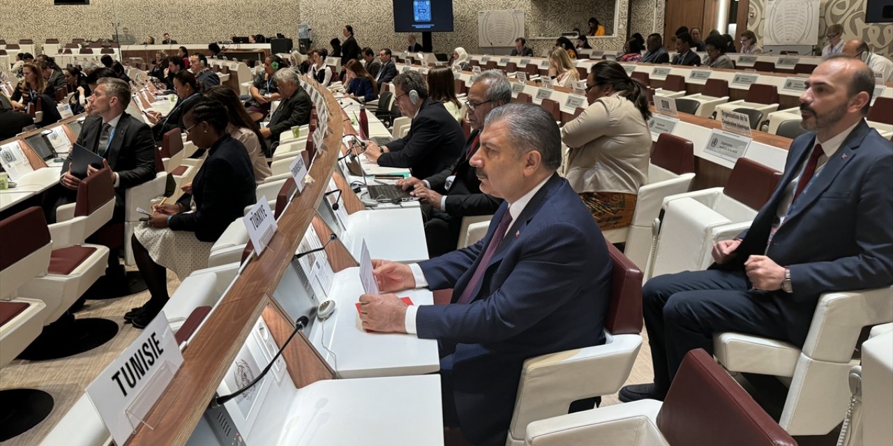 Sağlık Bakanı Koca, 77. Dünya Sağlık Asamblesi'nde konuştu: