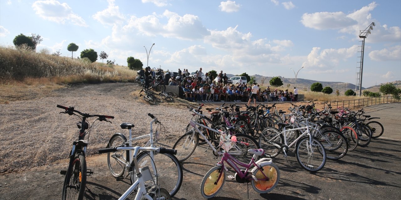 Mardin'de pedallar sağlık için çevrildi