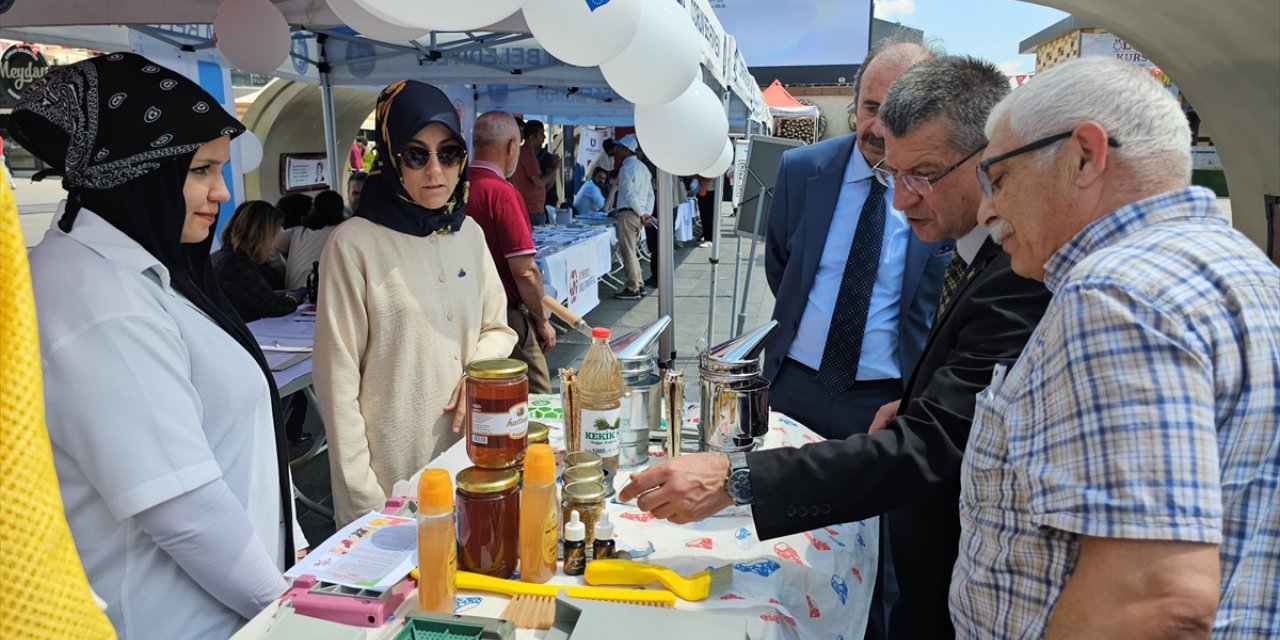 Çorum'da genç arıcı adayları sanayi kuruluşlarının temsilcileriyle buluştu