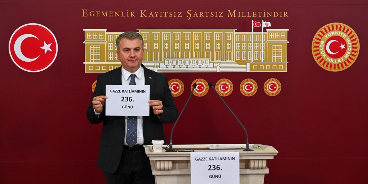 AK Parti'li Canbey, Birleşmiş Milletlerin Gazze'de tükenişin eşiğine geldiğini söyledi