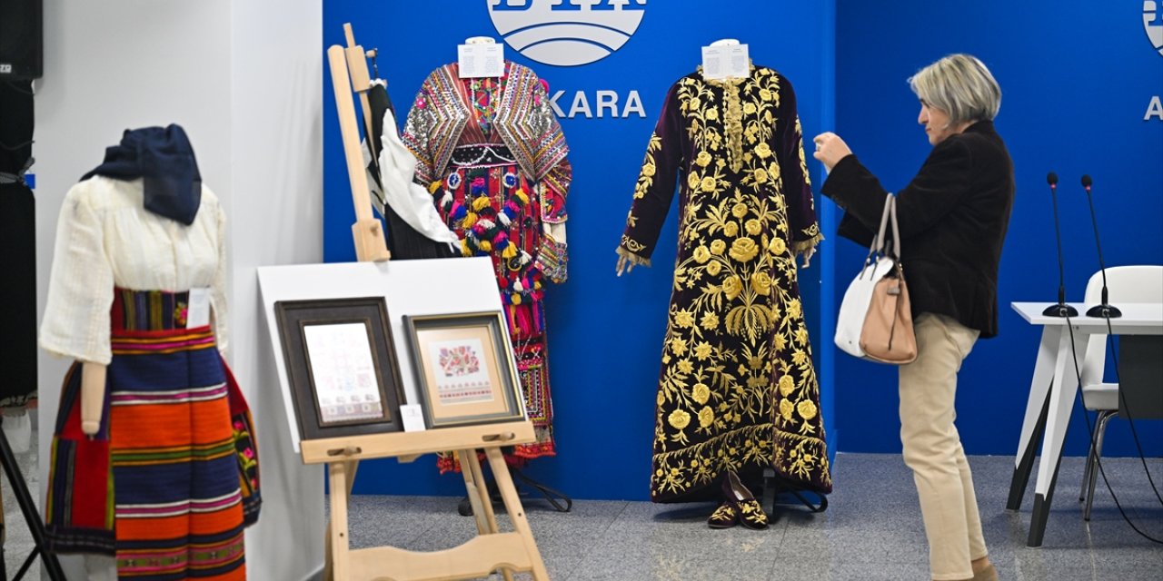Ankara'da "Geleneksel Bulgar-Türk Nakışları ve Yöresel Kıyafetler" sergisi düzenlendi