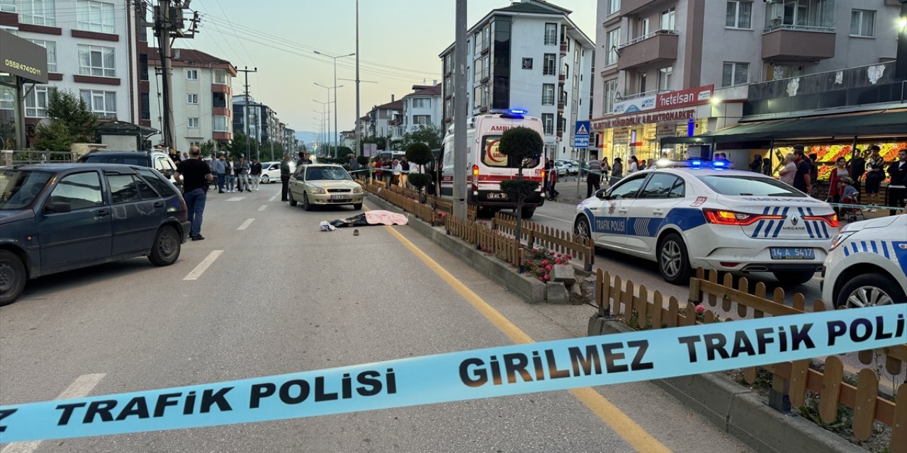 Bolu'da otomobilin çarptığı yaya öldü