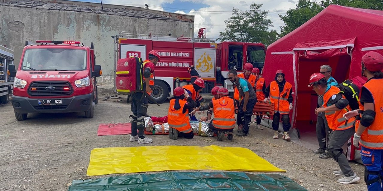 Çankırı'da "UMKE 23. Bölge Tatbikatı" yapıldı