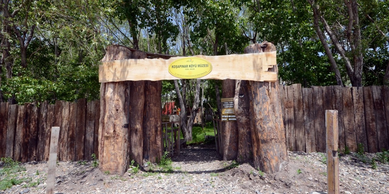 Koşapınar köyü Açık Hava Müzesi geçmişe yolculuk yaptırıyor