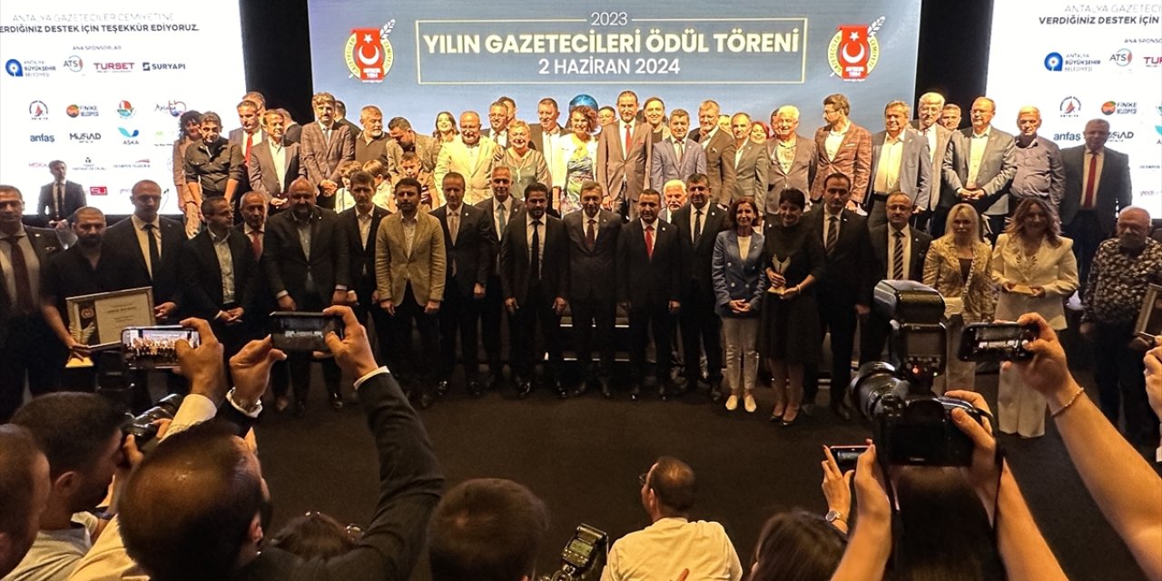 Antalya Gazeteciler Cemiyeti "2023 Yılı Basın Ödülleri" verildi
