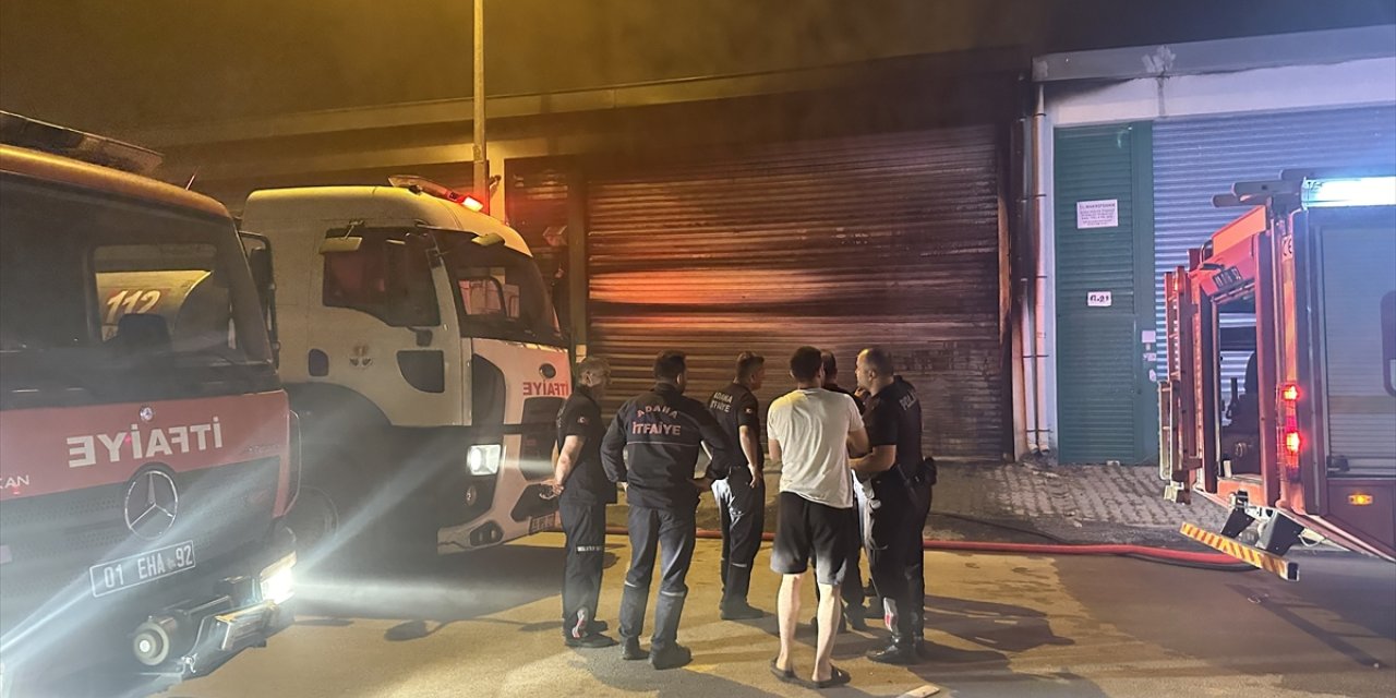 Adana'da bir iş yerini kundakladığı öne sürülen zanlı gözaltına alındı