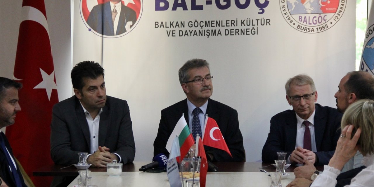 Bulgaristan heyetinden Balkan Göçmenleri Kültür ve Dayanışma Derneğine ziyaret