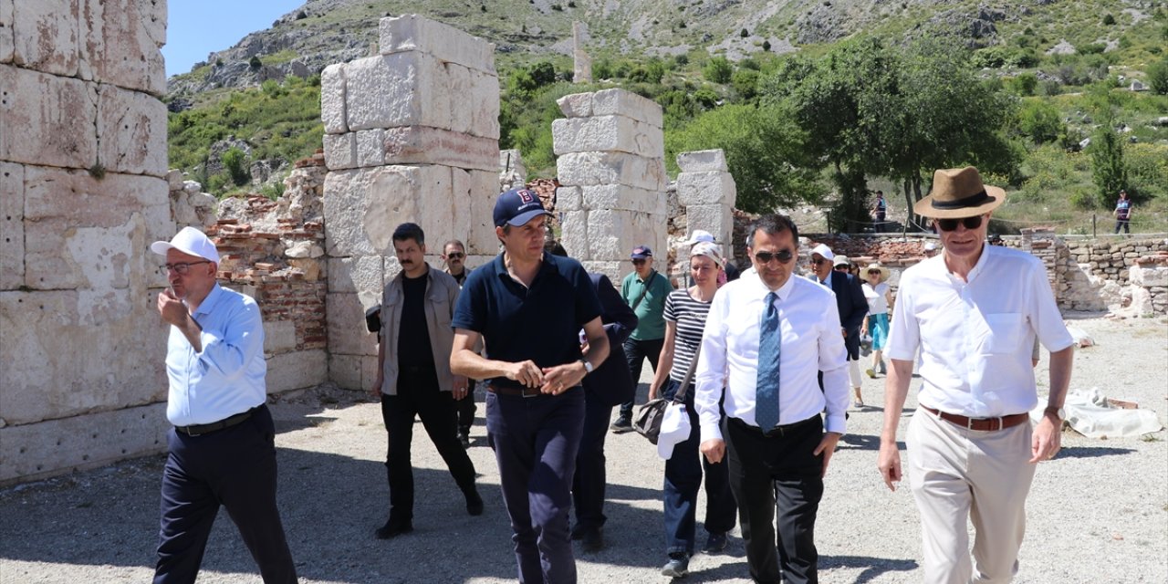 AB Türkiye Delegasyonu Başkanı Meyer-Landrut'tan Sagalassos Antik Kenti'ne ziyaret