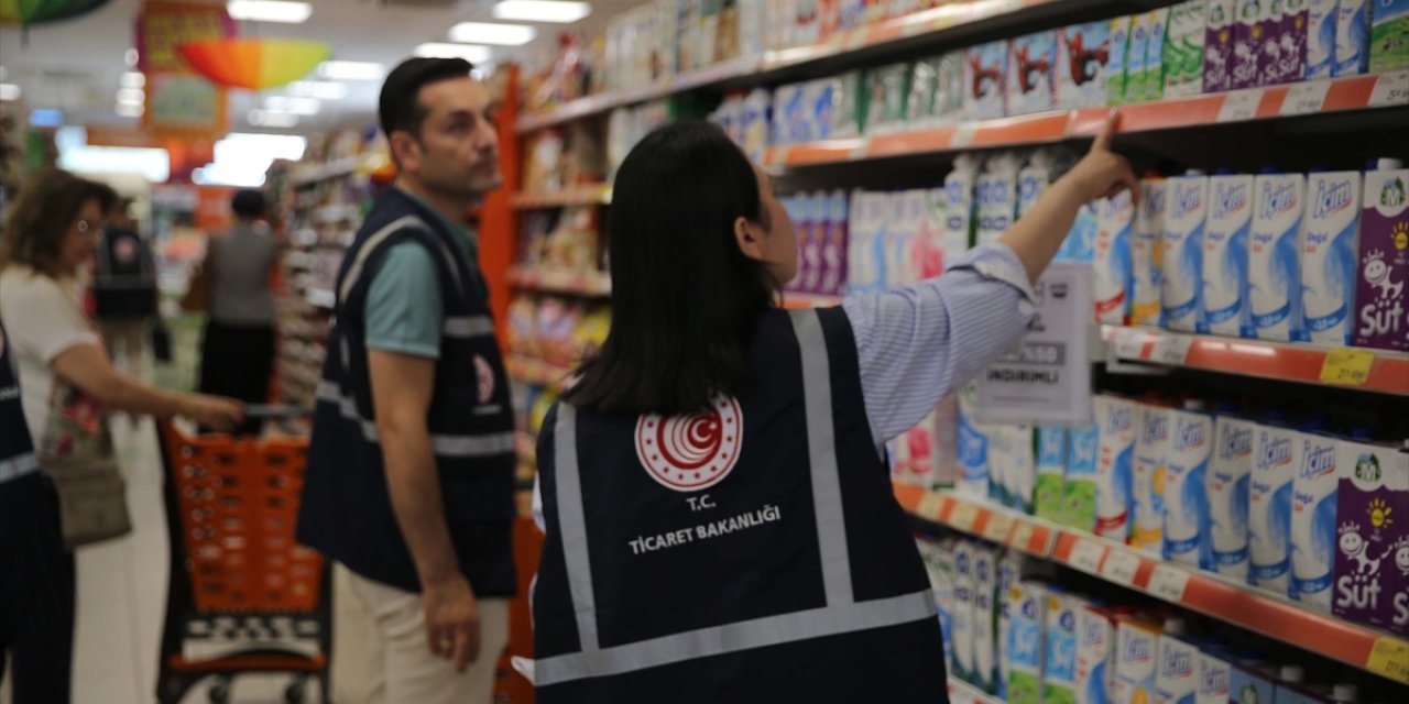 Muğla'da Ticaret Bakanlığı ekipleri bayram öncesi marketleri denetledi