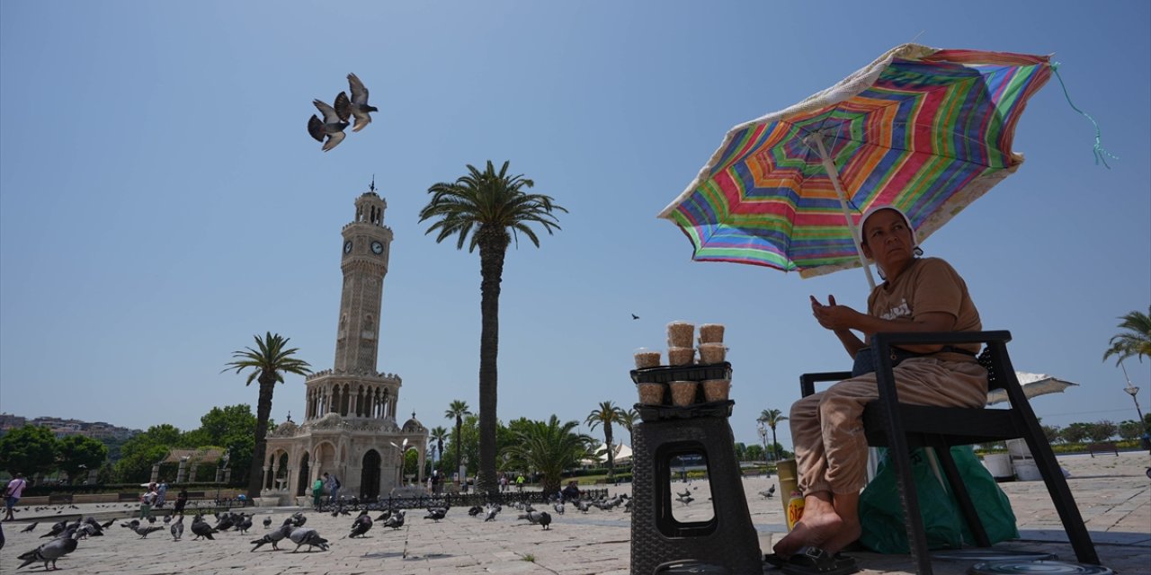 İzmir'de sıcak hava etkili oldu