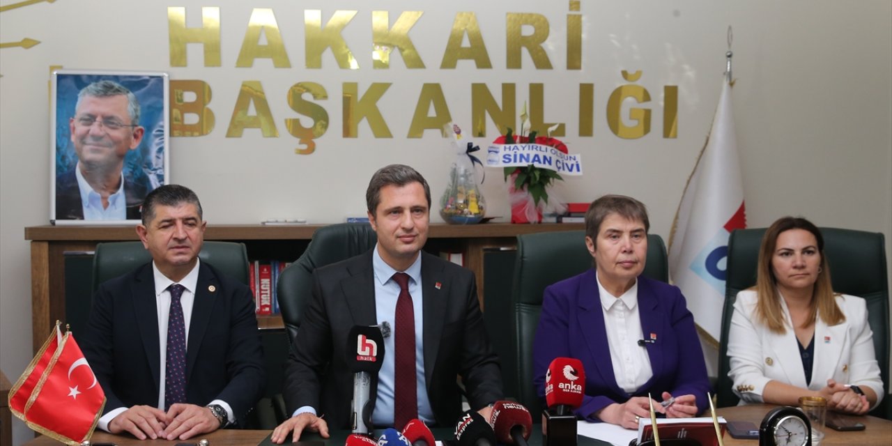 CHP Genel Başkan Yardımcısı Şahbaz Hakkari'de konuştu: