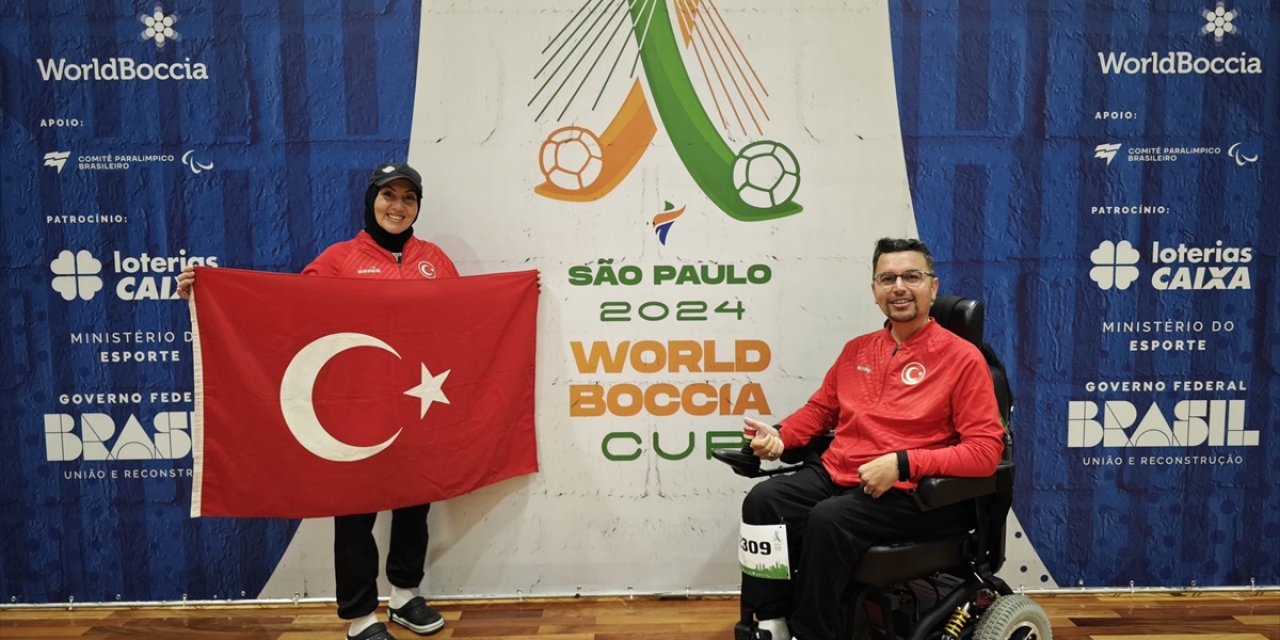 Paralimpik sporcu Öner Bozbıyık, Boccia Dünya Kupası'nın Sao Paulo ayağında şampiyon oldu