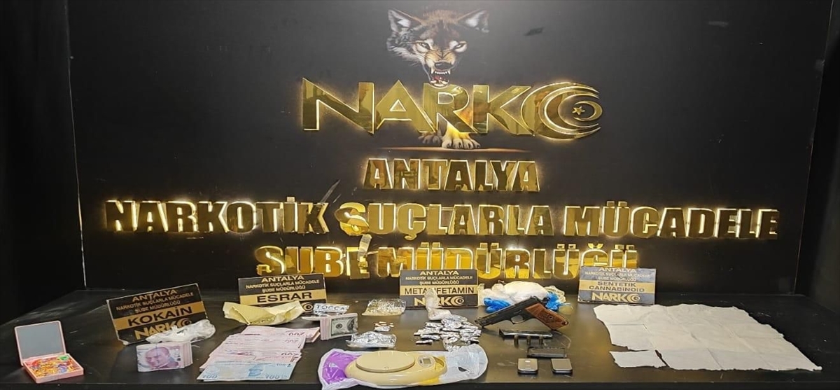 Antalya'da uyuşturucu operasyonunda 99 şüpheli yakalandı