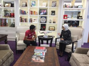 TBMM'nin en genç milletvekili Malezya’nın en genç bakanıyla görüştü