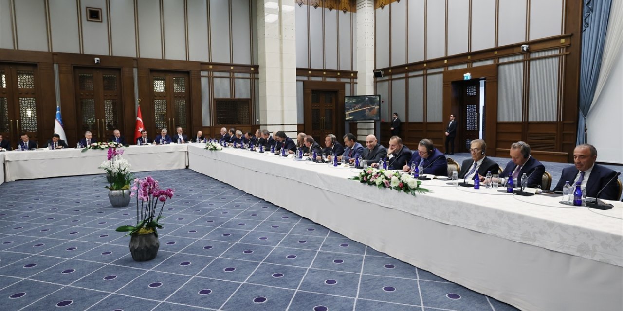 Cumhurbaşkanı Erdoğan Türkiye-Özbekistan İş Forumu'nda konuştu: