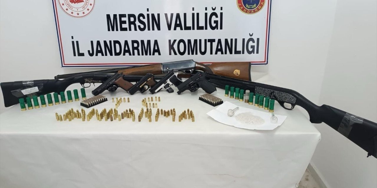 Mersin'de silah kaçakçılığı operasyonunda 7 zanlı yakalandı