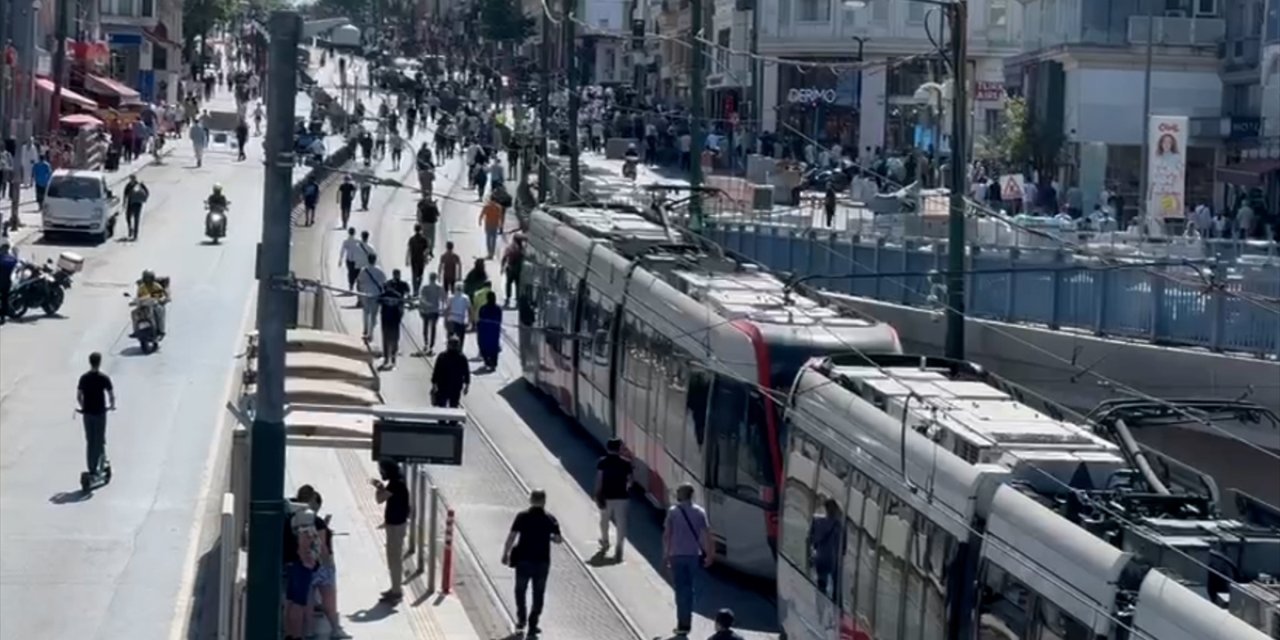 Kabataş-Bağcılar tramvay hattı seferlerinde aksama