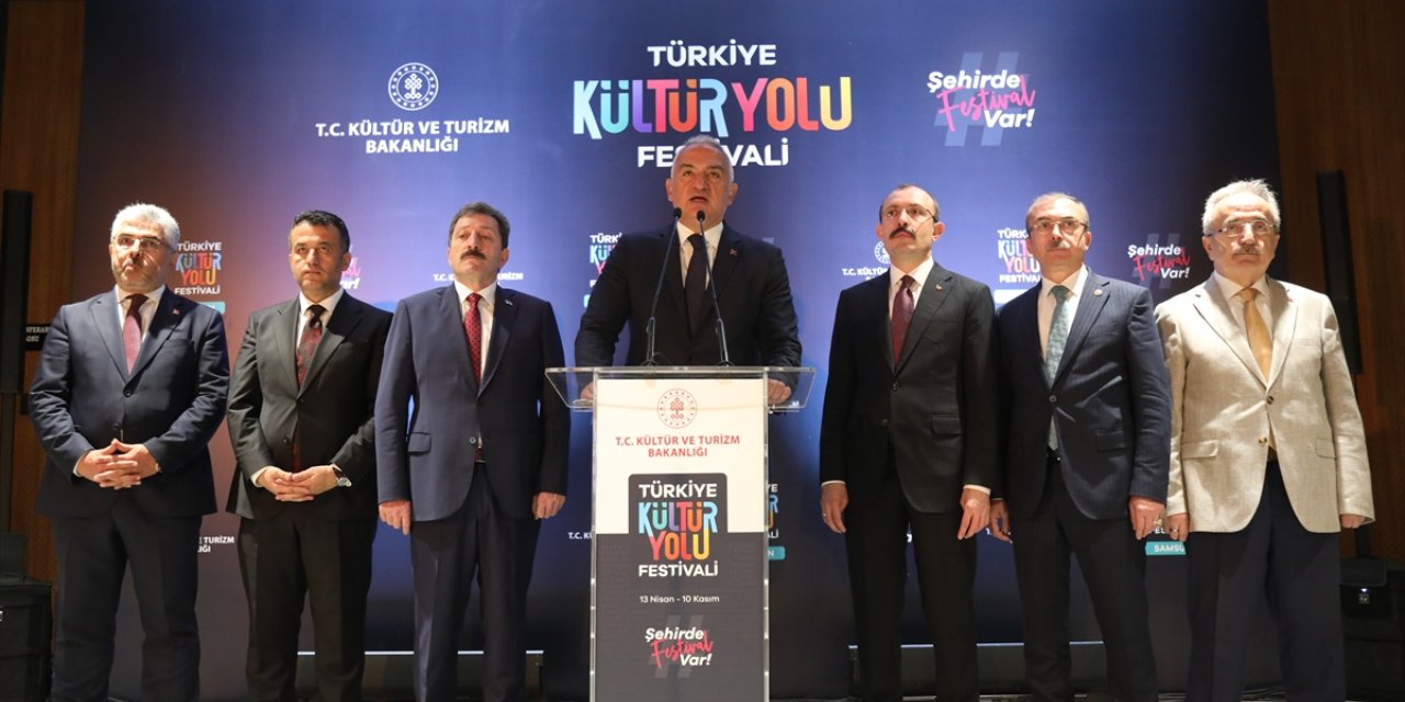 Kültür ve Turizm Bakanı Ersoy, Samsun Kültür Yolu Festivali'nin açılışına katıldı: