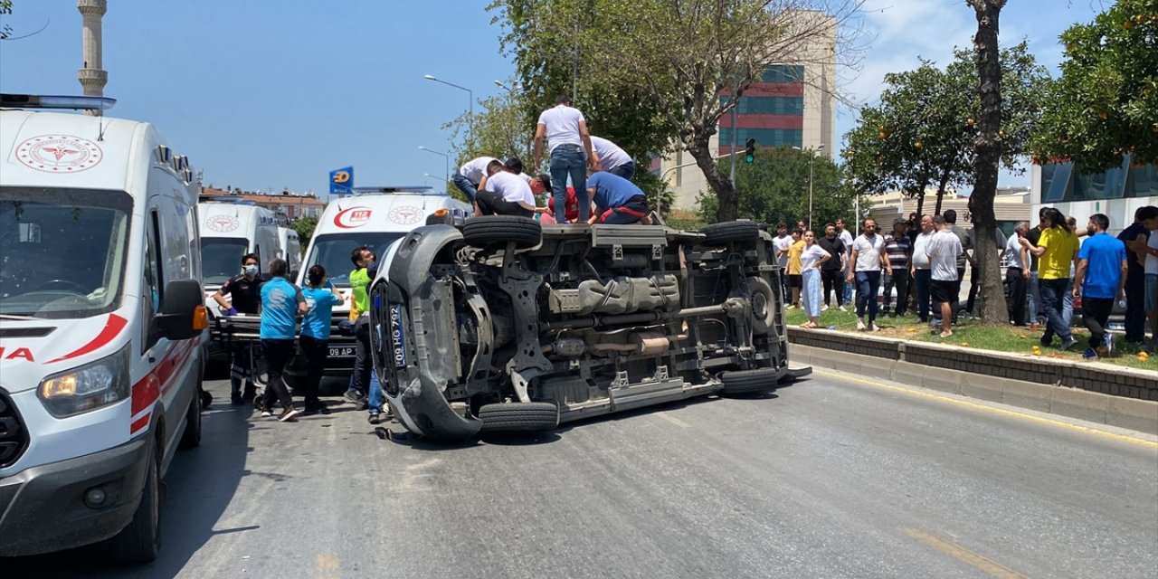 Aydın'da devrilen ambulanstaki hasta hayatını kaybetti