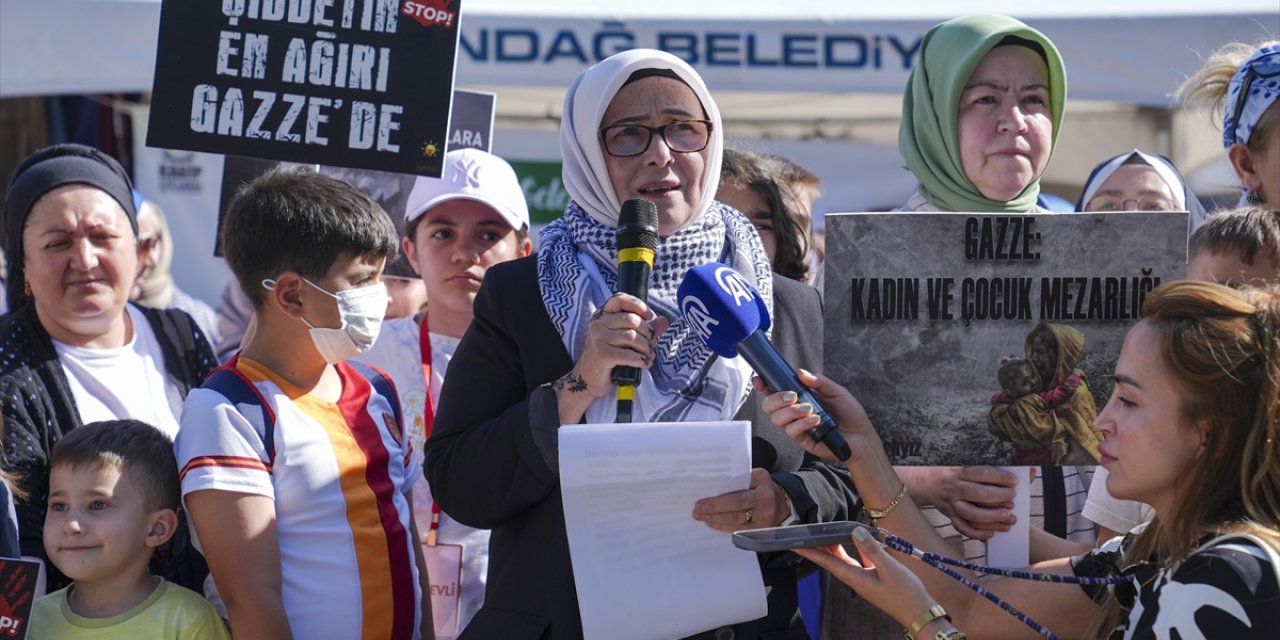 Ankara'da, İsrail'in Gazze'ye saldırıları protesto edildi
