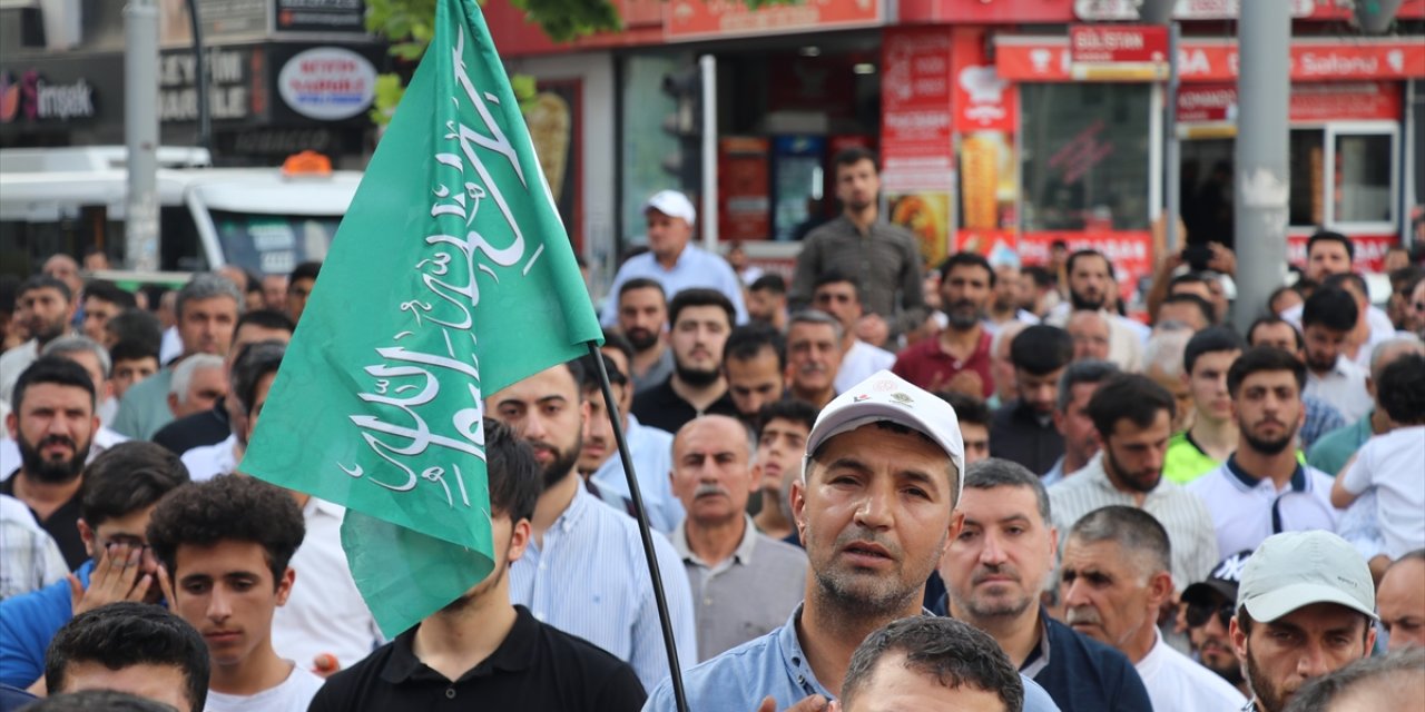 Batman'da İsrail'in Gazze'ye saldırıları protesto edildi