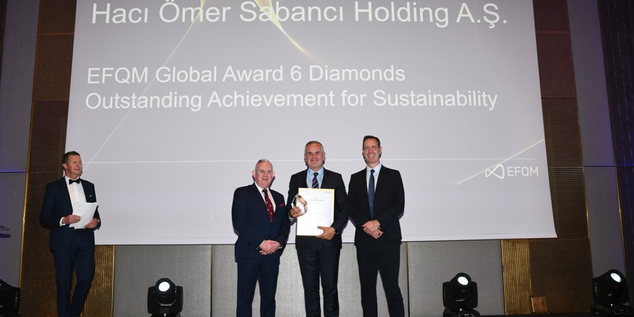 Sabancı Holding, "2024 Küresel EFQM Ödülü"nün sahibi oldu