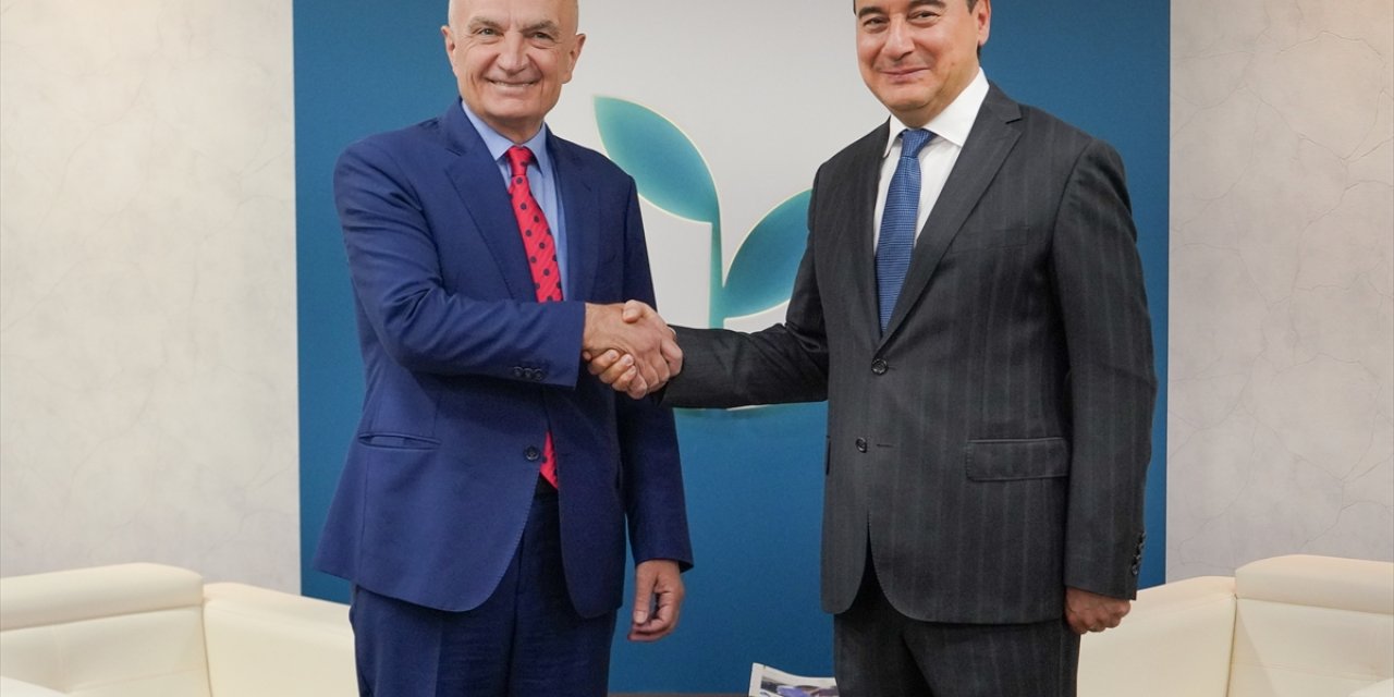 Eski Arnavutluk Cumhurbaşkanı Meta'dan, DEVA Partisi Genel Başkanı Babacan'a ziyaret