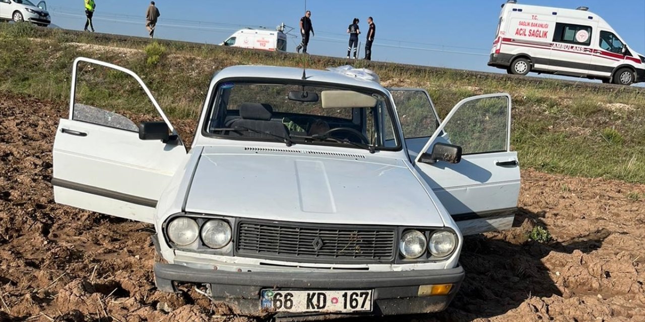 Yozgat'ta otomobilin devrilmesi sonucu 1 kişi öldü, 1 kişi yaralandı