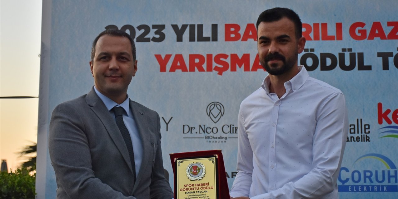 Trabzon'da "2023 Yılı Başarılı Gazeteciler Yarışması" ödül töreni düzenlendi