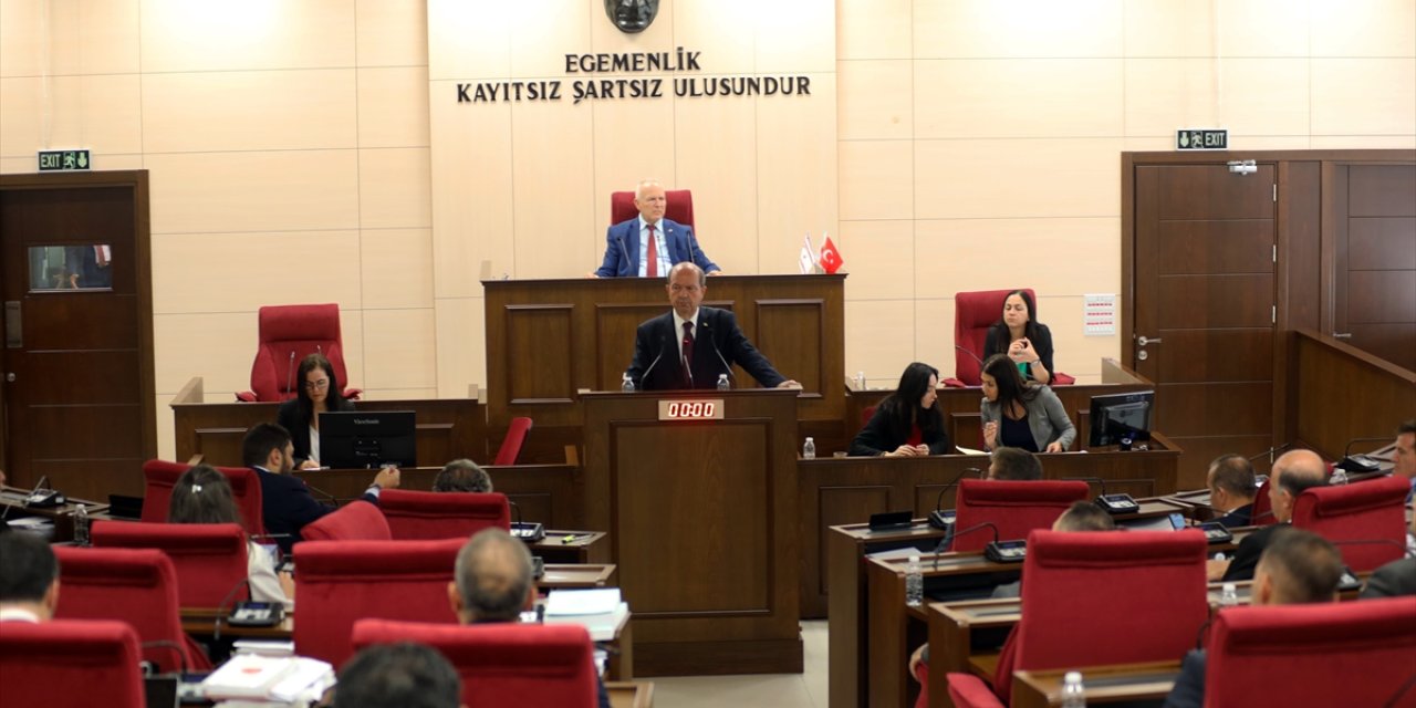 KKTC Cumhurbaşkanı Tatar: "Müzakere için ortak bir zemin yok, karşı taraf egemenliğimizi kabul etmiyor"