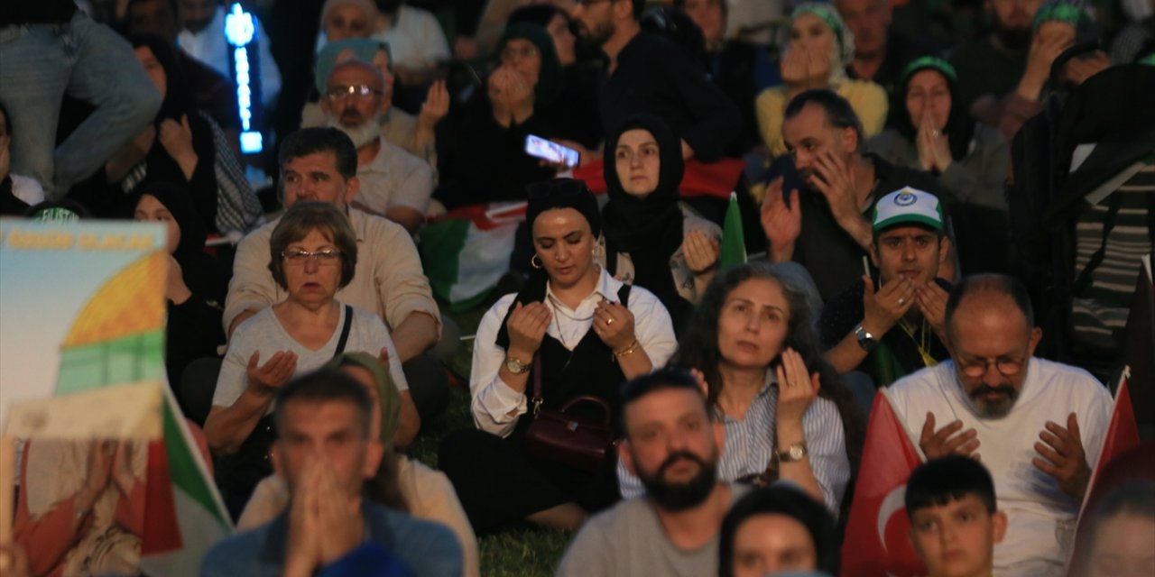 Kocaeli'de "Büyük Filistin Eylemi" düzenlendi