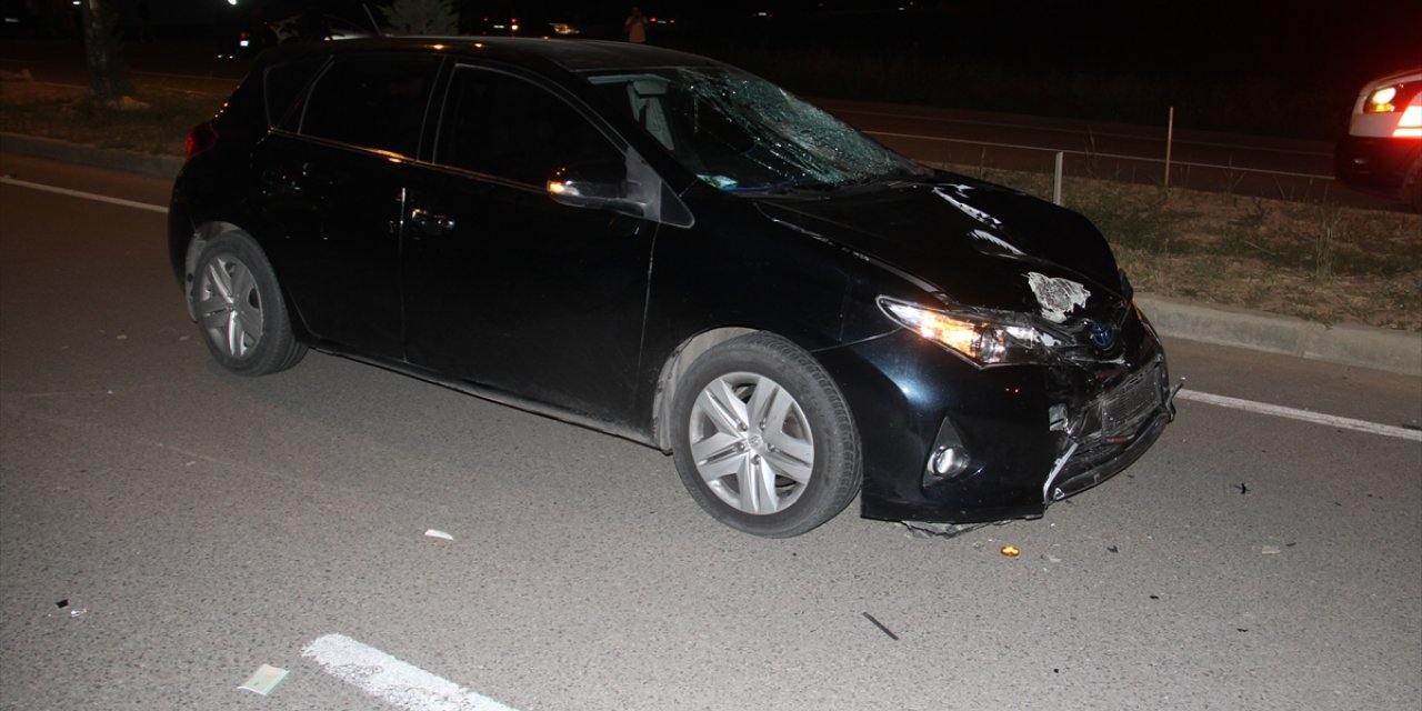 Konya'da otomobille çarpışan motosikletin sürücüsü öldü