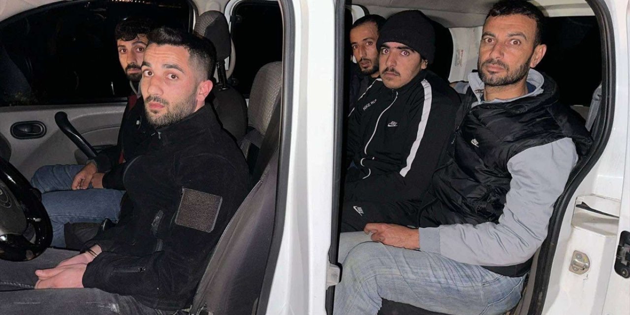 Edirne ve Kırklareli'nde 40 düzensiz göçmen yakalandı
