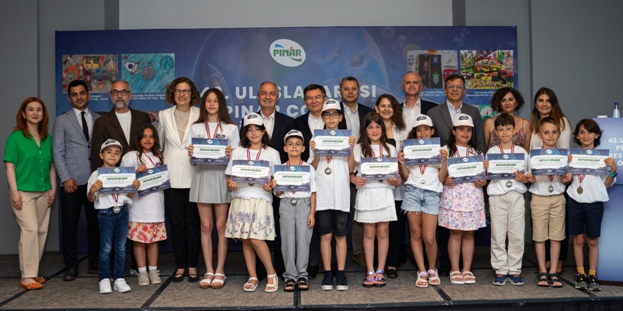 43. Uluslararası Pınar Çocuk Resim Yarışması'nın ödülleri verildi