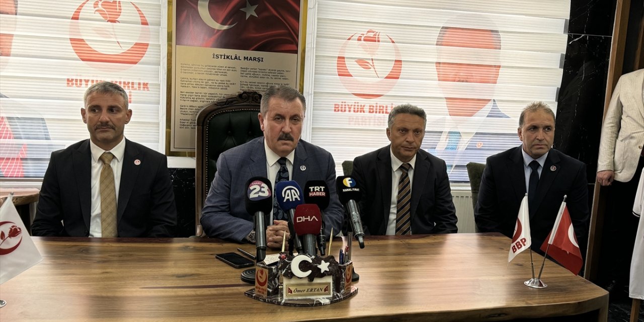 BBP Genel Başkanı Destici, Elazığ'da konuştu: