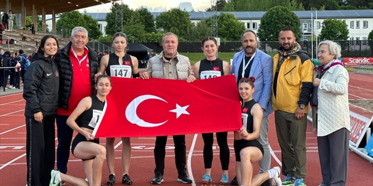 Türkiye Özel Sporcular 4x100 Metre Kadın Bayrak Takımı, dünya rekoru kırarak Avrupa şampiyonu oldu