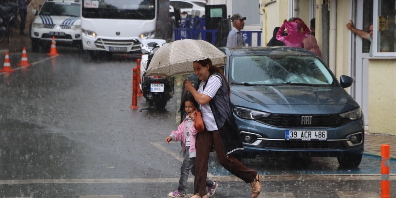 Trakya'da dolu etkili oldu