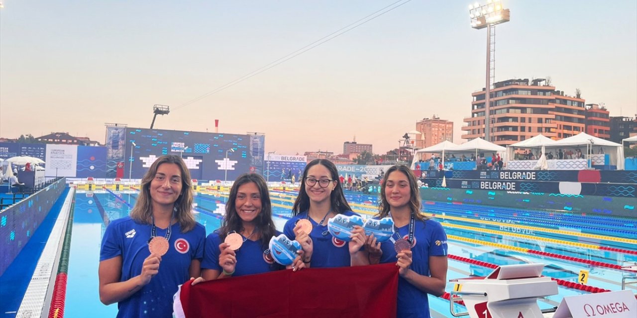 Genç yüzme milli takımı, Avrupa üçüncüsü oldu