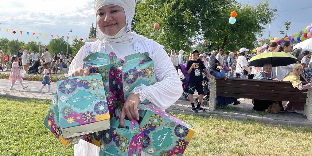 Kırgızistan'da Kurban Bayramı'nın üçüncü gününde "bayram şenliği" düzenlendi