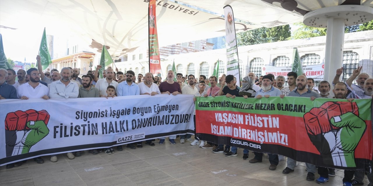 İstanbul'da STK'ler Gazze'ye destek için bir araya geldi