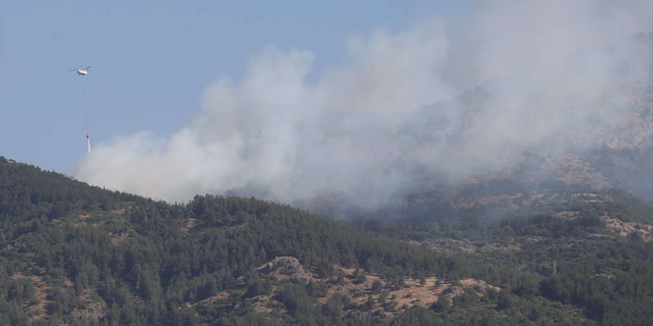 GÜNCELLEME 2 - Manisa Spil Dağı'nda çıkan orman yangını kontrol altına alındı